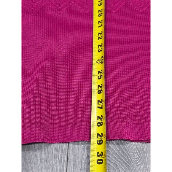 Caslon Turtleneck Ribbed Comfy Sweater Pullover Women Fuchsia 1X A004007 - Picture 5 of 6